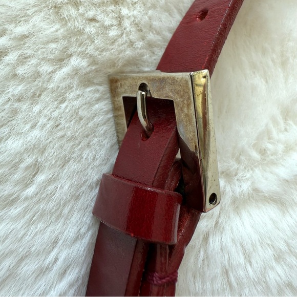 Fendi Brown Printed Pony Hair Baguette Black Beige Vintage 2000s Authentic - Picture 5 of 15